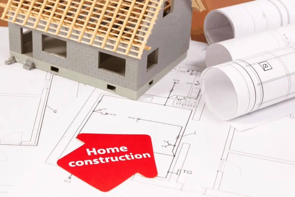 plan construction maquette